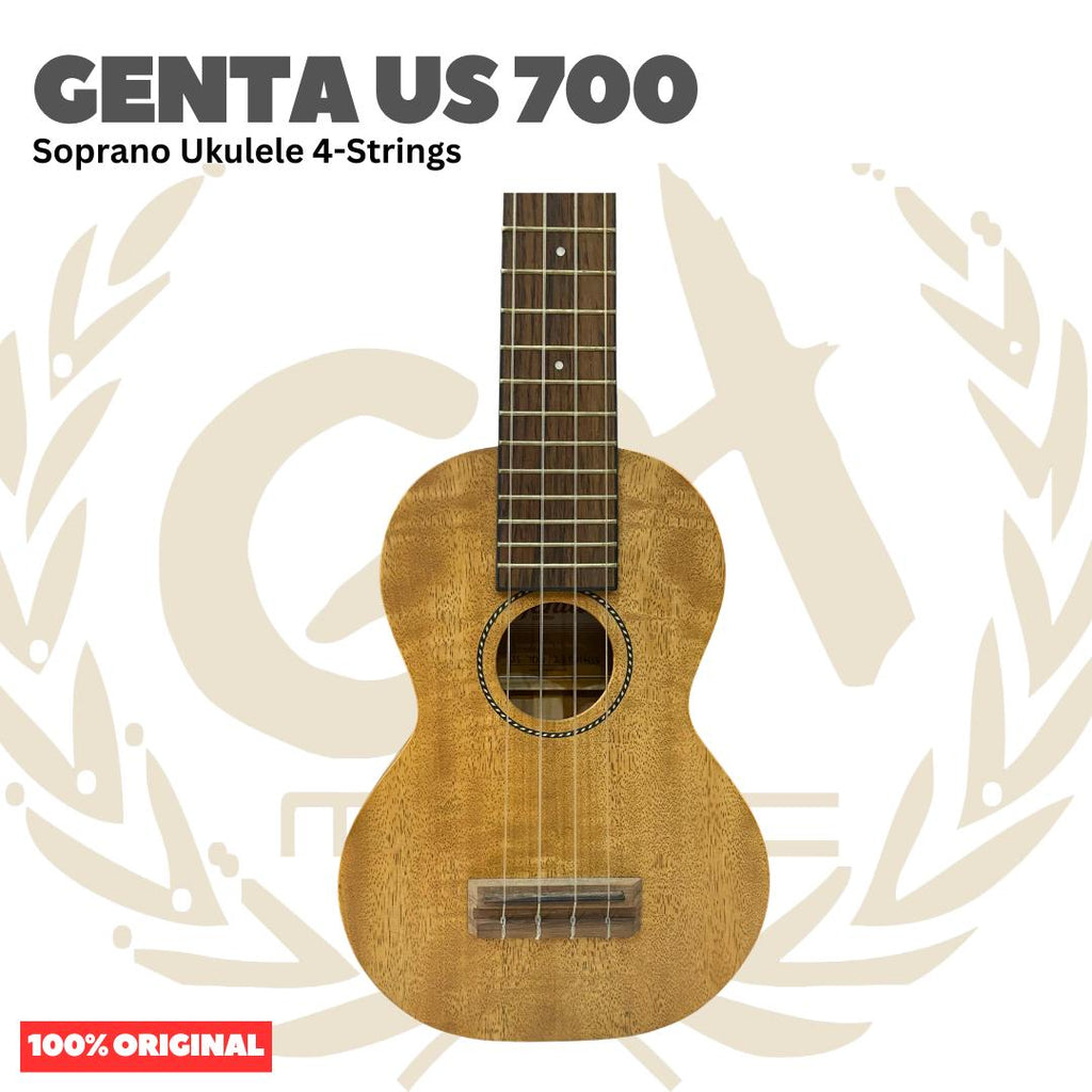 Genta US 700 Soprano Ukulele 4-Strings - Ukulele Soprano 4 Senar Genta US700 Original Asli