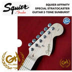 SQUIER AFFINITY SPECIAL STRATOCASTER GUITAR 2-TONE SUNBURTS