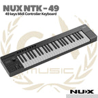 Nux NTK-49 Midi Keyboard Controller 49 Keys - Keyboard