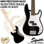 SQUIER MINI PRECISION BASS, LAUREL FB, ELECTRIC BASS - BASS ELEKTRIK
