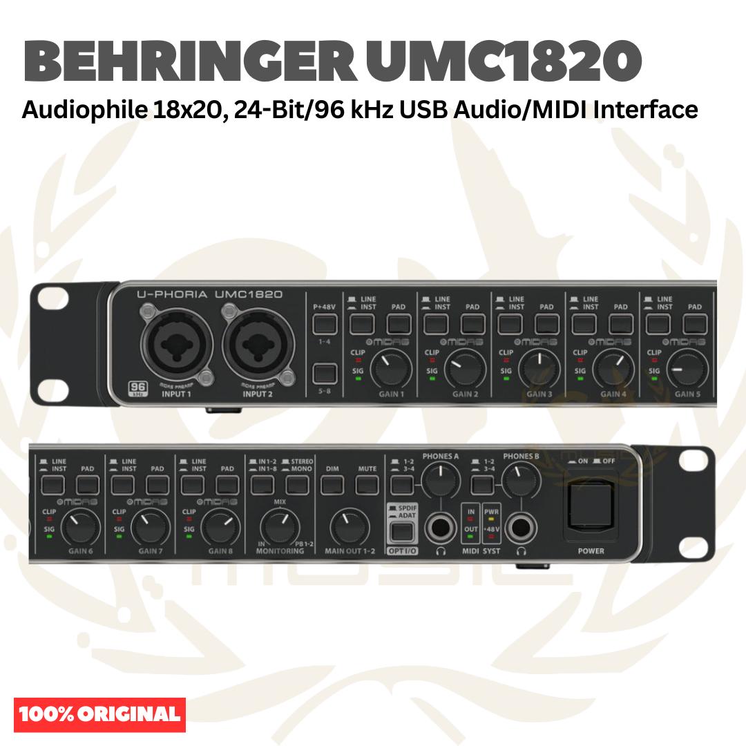 SOUNDCARD BEHRINGER U-PHORIA UMC1820 ORIGINAL