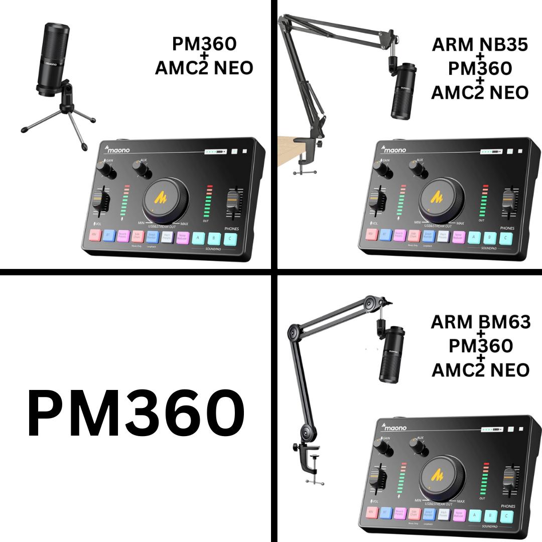 PAKET MAONO AMC2 NEO + Microphone | Gaming Live Streaming Soundcard