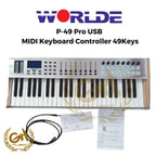 WORLDE P-49 Pro USB MIDI Keyboard Controller 49Key