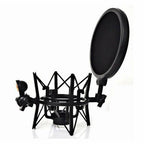 PODCAST 2 ORANG MAONOCASTER AM100, MH601, PM320, STAND DAN SHOCK MOUNT