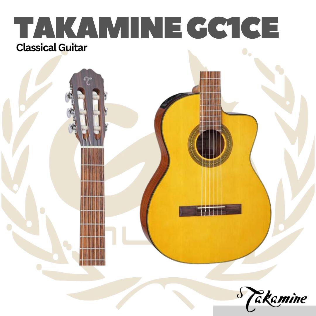 Takamine GC1CE Classical Guitar - Gitar Klasik