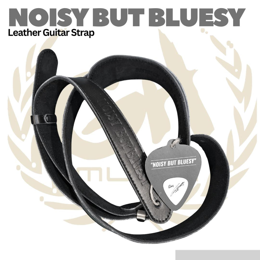 Cella Kotak Leather Guitar Strap | Strep Gitar kulit Noisy But Bluesy