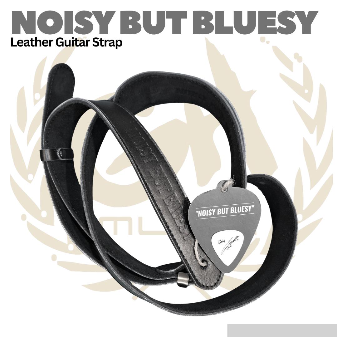 Cella Kotak Leather Guitar Strap | Strep Gitar kulit Noisy But Bluesy