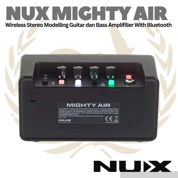 Nux Mighty Air Wireless Guitar / Bass Amplifier with Bluetooth