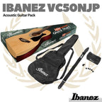 Ibanez VC50NJP-NT Jam Pack Acoustic Guitar - Gitar Akustik Set