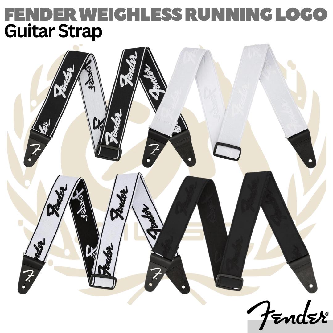 FENDER WEIGHLESS RUNNING LOGO Guitar Strap | Gitar Strep