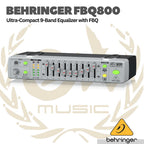 Behringer FBQ800 Ultra-Compact 9-Band Graphic Equalizer with FBQ