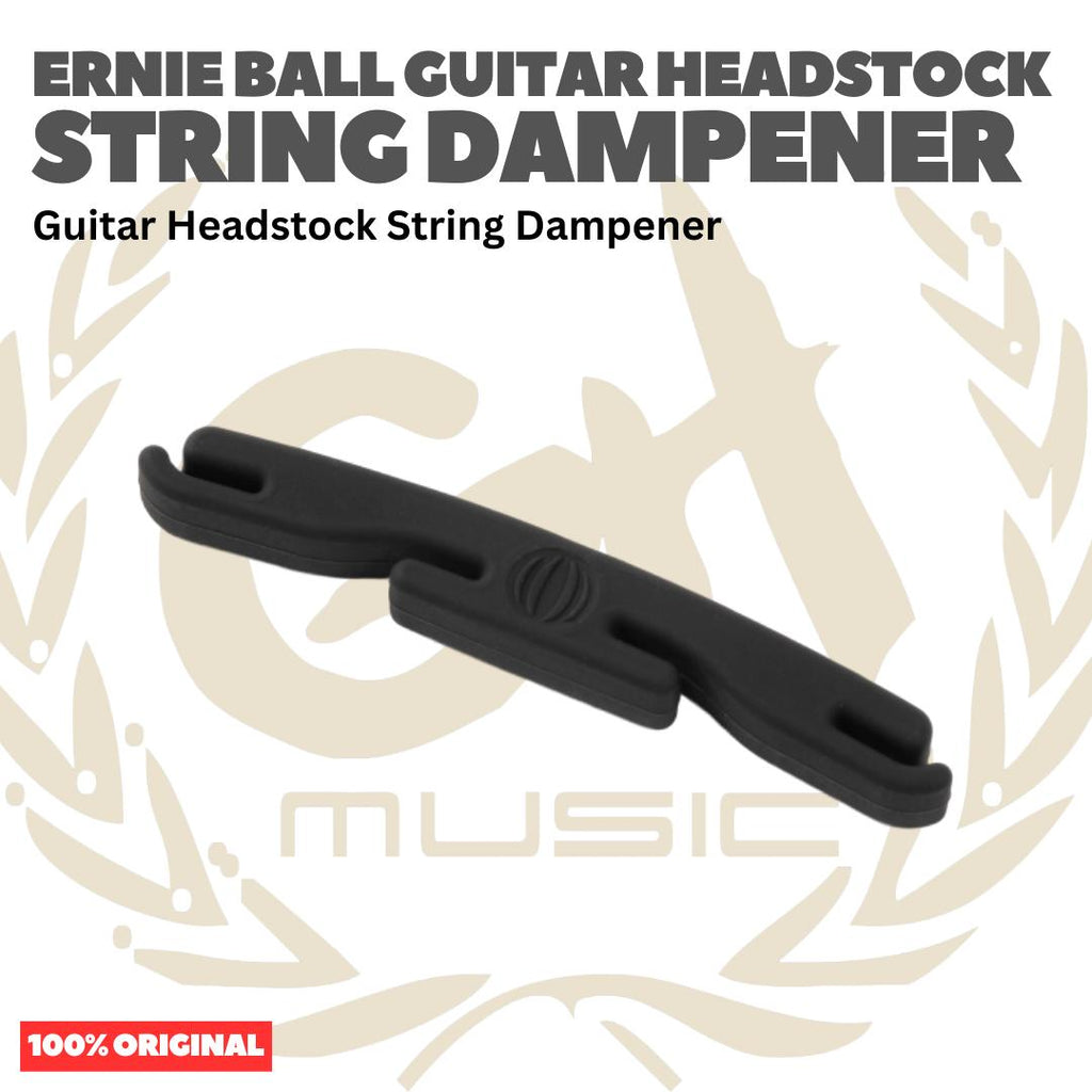 Ernie Ball Guitar Headstock String Dampener - Gitar Dampered Peredam Senar Belakang Nut