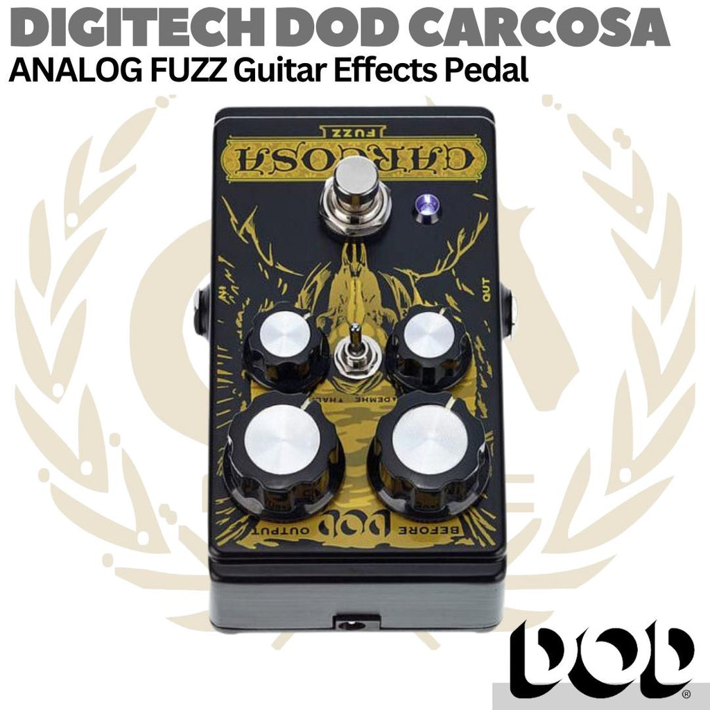 DIGITECH DOD ANALOG FUZZ CARCOSA Guitar Effects Pedal Stompbox | Efek