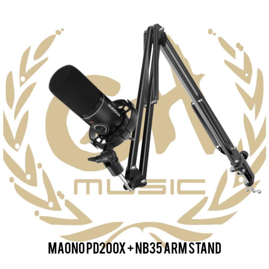 MAONO PD200X USB / XLR Dynamic Microphone | Gaming Podcast PD200 RGB
