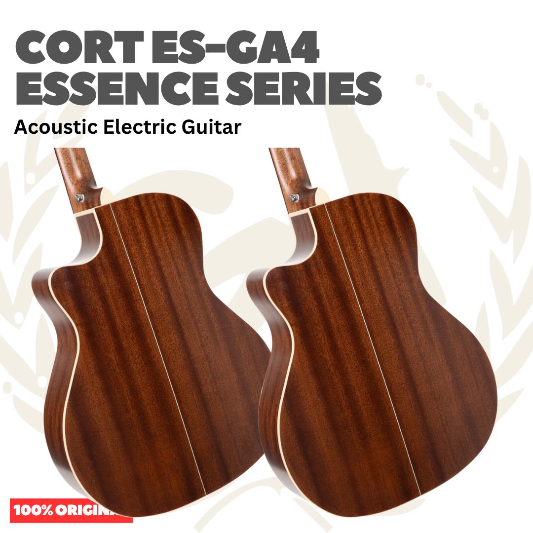 Cort ES-GA4 Essence Series Acoustic Electric Guitar - Gitar Akustik dengan Preamp