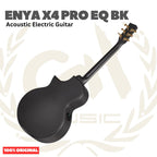 Enya X4 Pro EQ BK Carbon Fiber Acoustic Guitar - Gitar Akustik