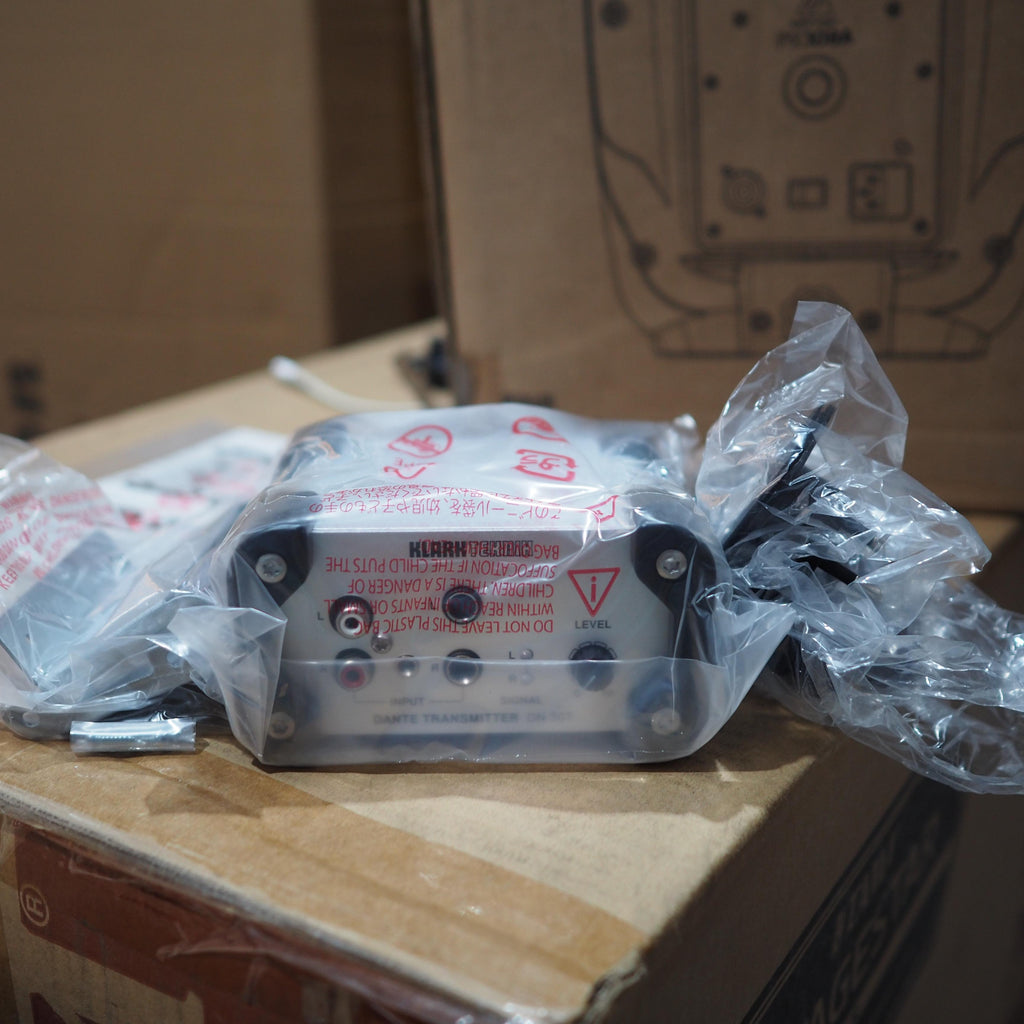 Klark Teknik DN 30T 2-Channel Dante Audio Transmitter For High-Performance Networking