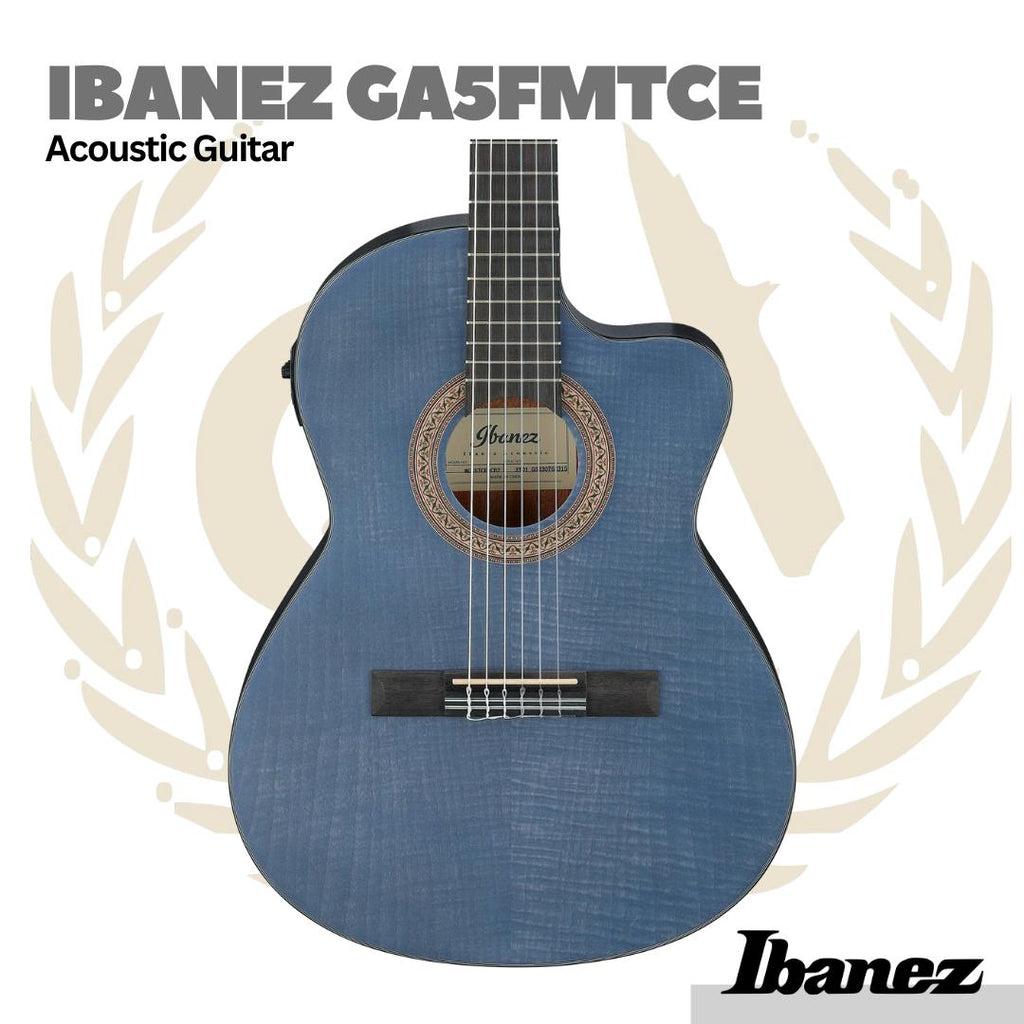 Ibanez GA5FMTCE-OB Classical Electric Guitar - Gitar Klasik