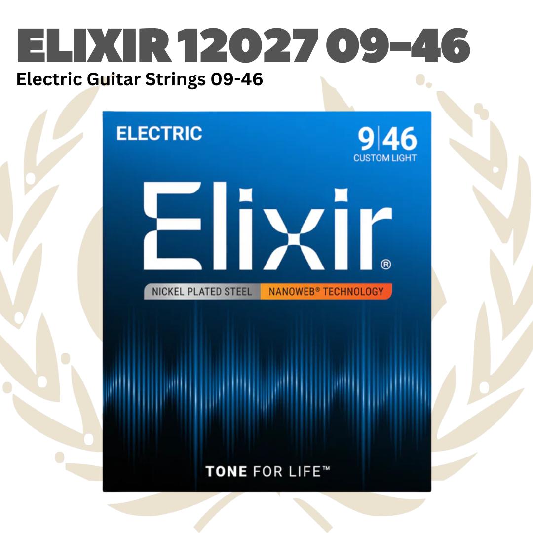 ELIXIR 12027 Nanoweb Electric Guitar Strings 9-46 | Senar Gitar