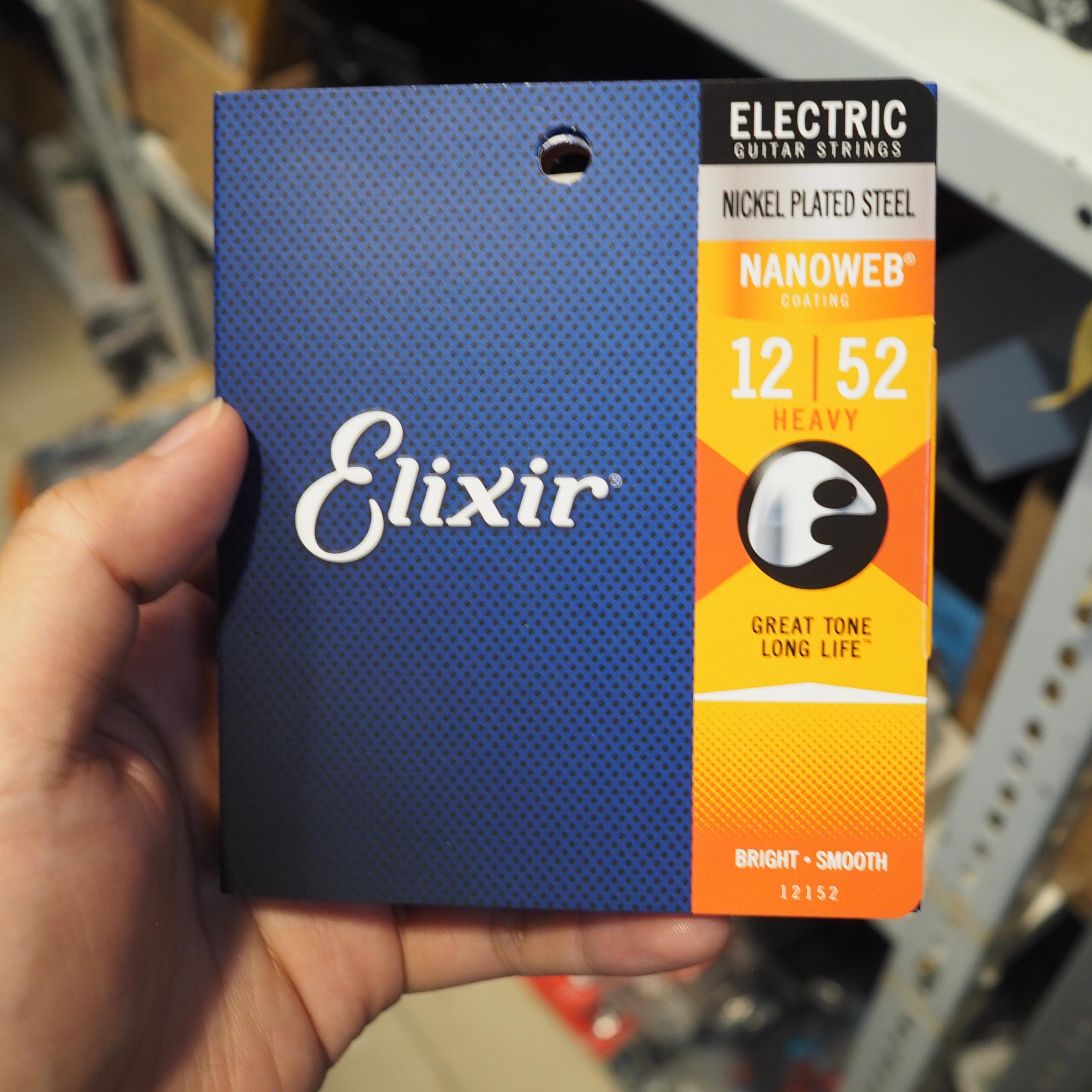 ELIXIR 12152 Nanoweb Heavy Electric Guitar Strings 12-52 | Senar Gitar