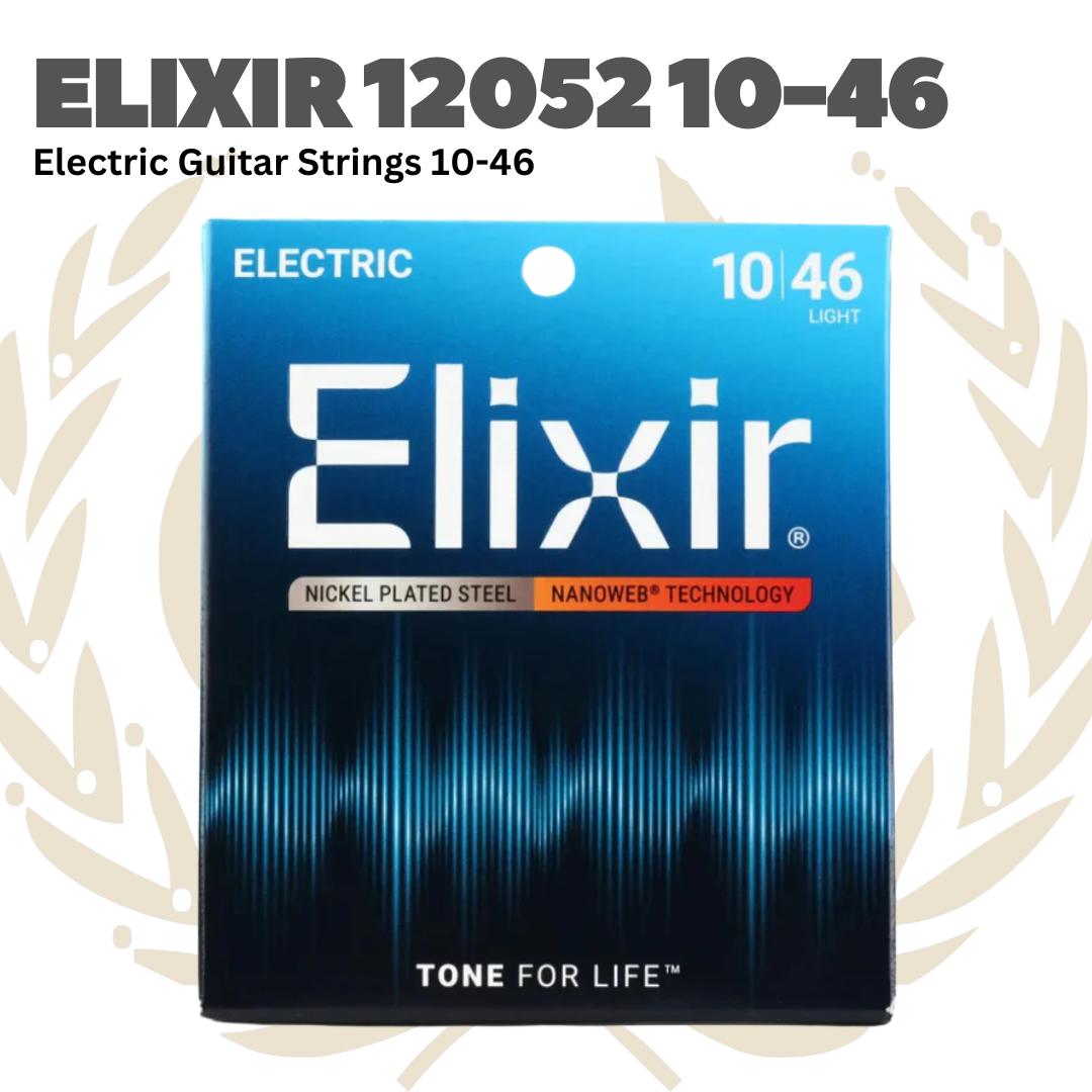 ELIXIR 12052 Nanoweb Electric Guitar Strings 10-46 | Senar Gitar