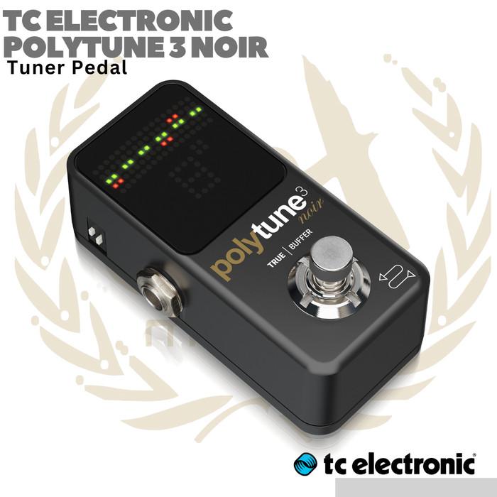 TC Electronic PolyTune 3 Noir Mini Polyphonic Tuning Pedal - Tuner