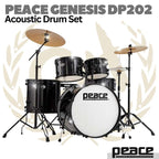 PEACE GENESIS DP202 Acoustic Drum Set Kit + Cymbals | Akustik