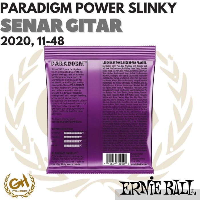 Ernie Ball 2020 Paradigm Power Slinky Electric Guitar Strings, 11-48