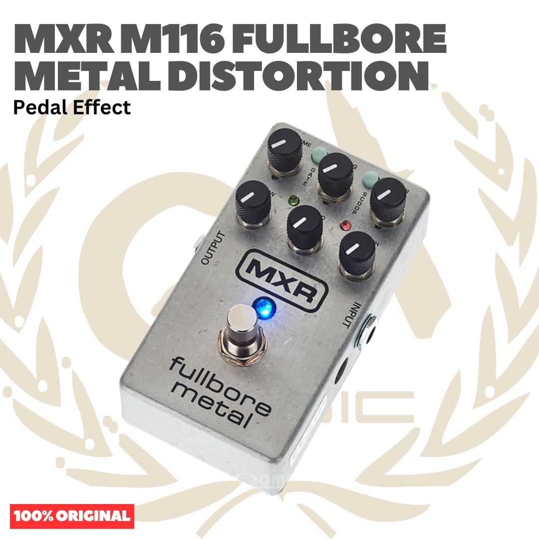 MXR M116 Fullbore Metal Distortion Guitar Effect Pedal - Pedal Efek Gitar Bass Original Asli
