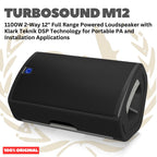 TURBOSOUND Milan M12 1100W 2-Way 12inch Full Range Powered Loudspeaker - Speaker Aktif M 12