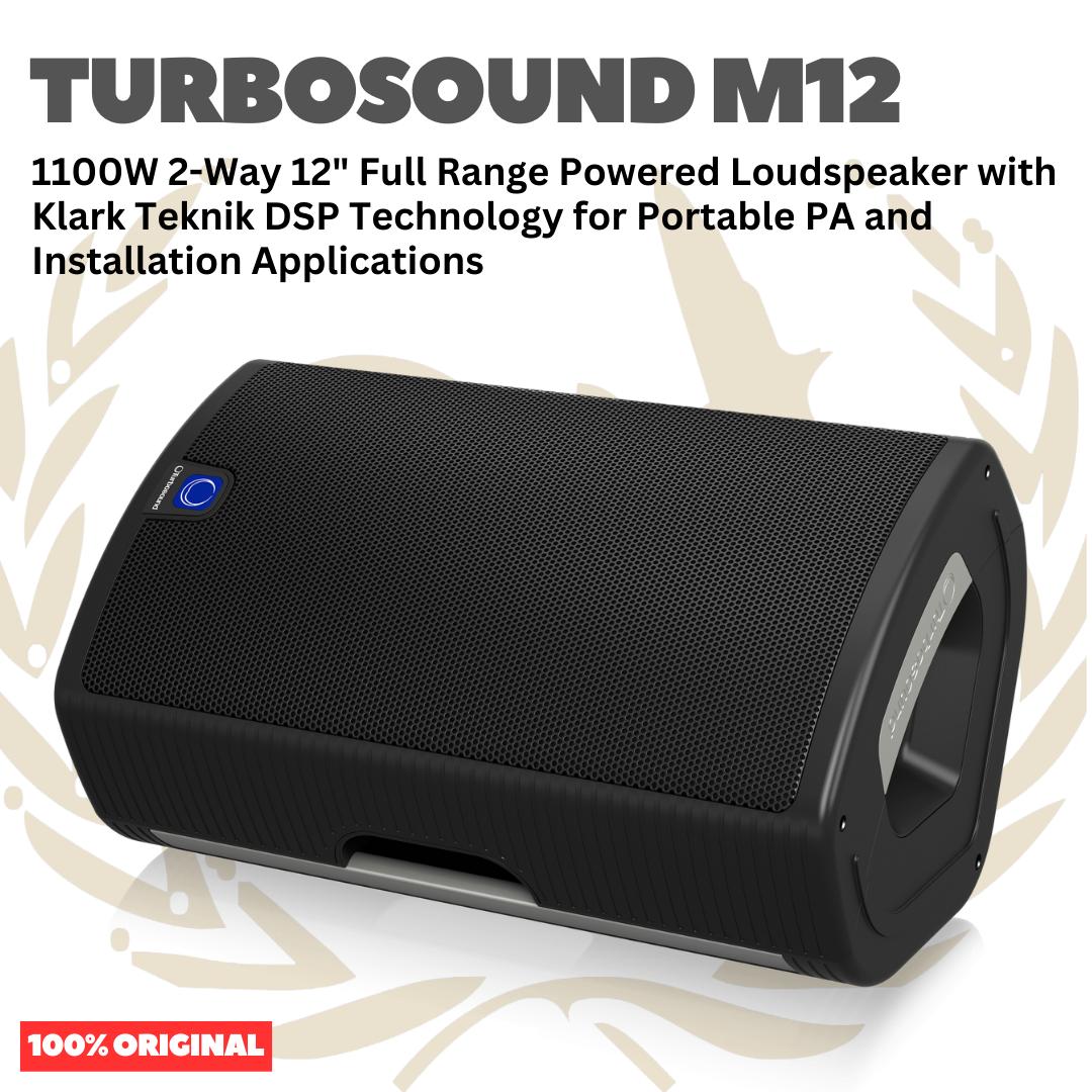 TURBOSOUND Milan M12 1100W 2-Way 12inch Full Range Powered Loudspeaker - Speaker Aktif M 12