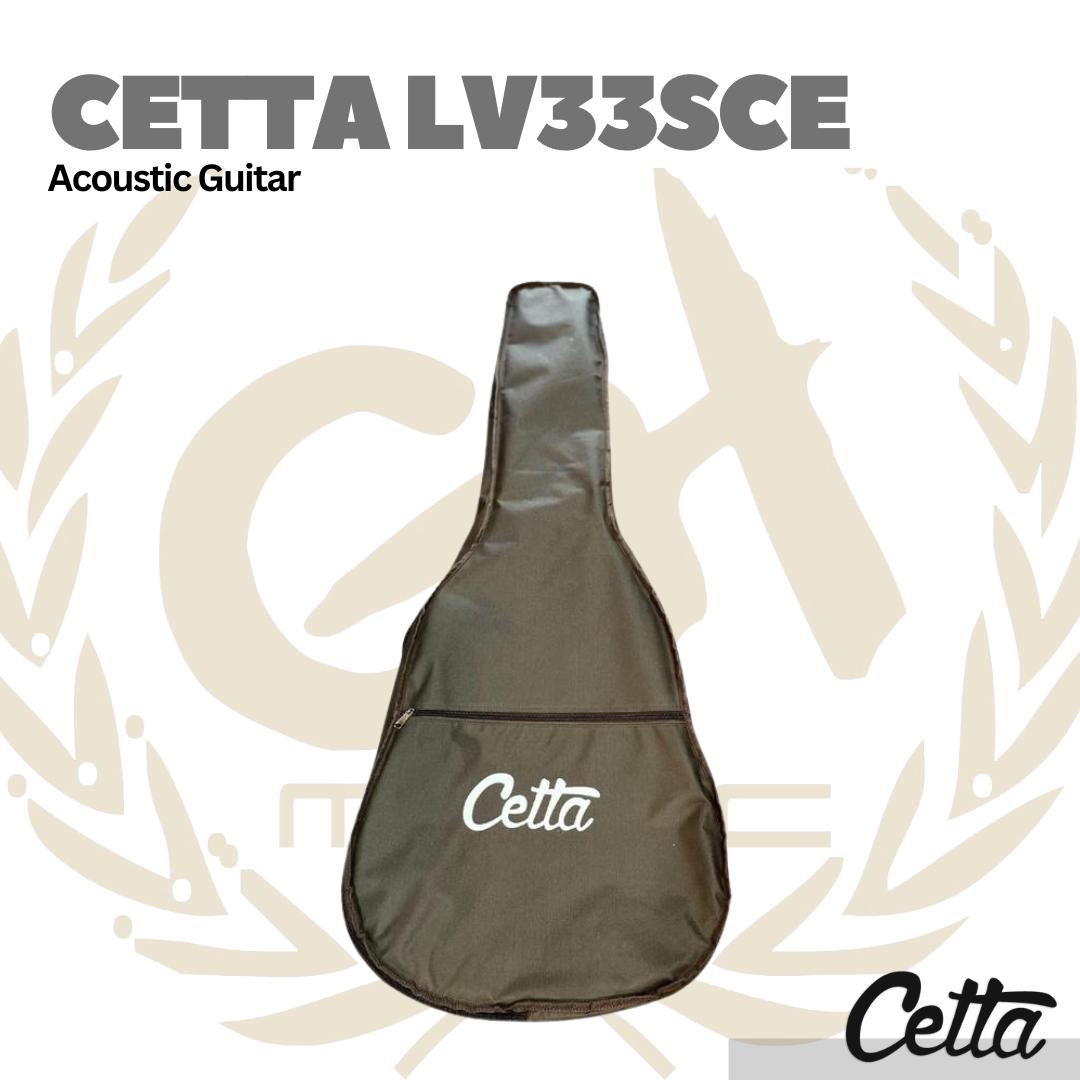 Cetta LV33SCE Acoustic Guitar - Gitar Akustik