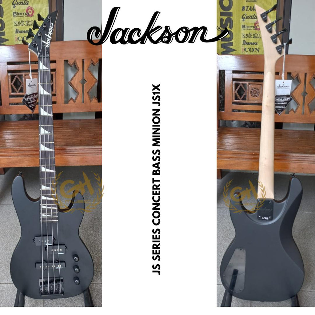 Jackson JS Series Concert Bass Minion JS1X Guitar, Amaranth FB