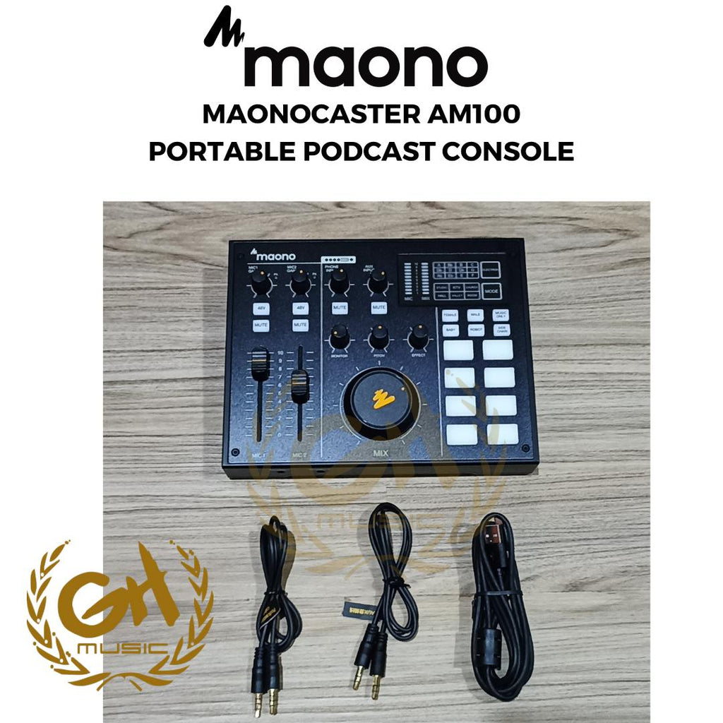 MAONOCASTER AM100 MIXER BROADCAST DAN LIVE STREAMING