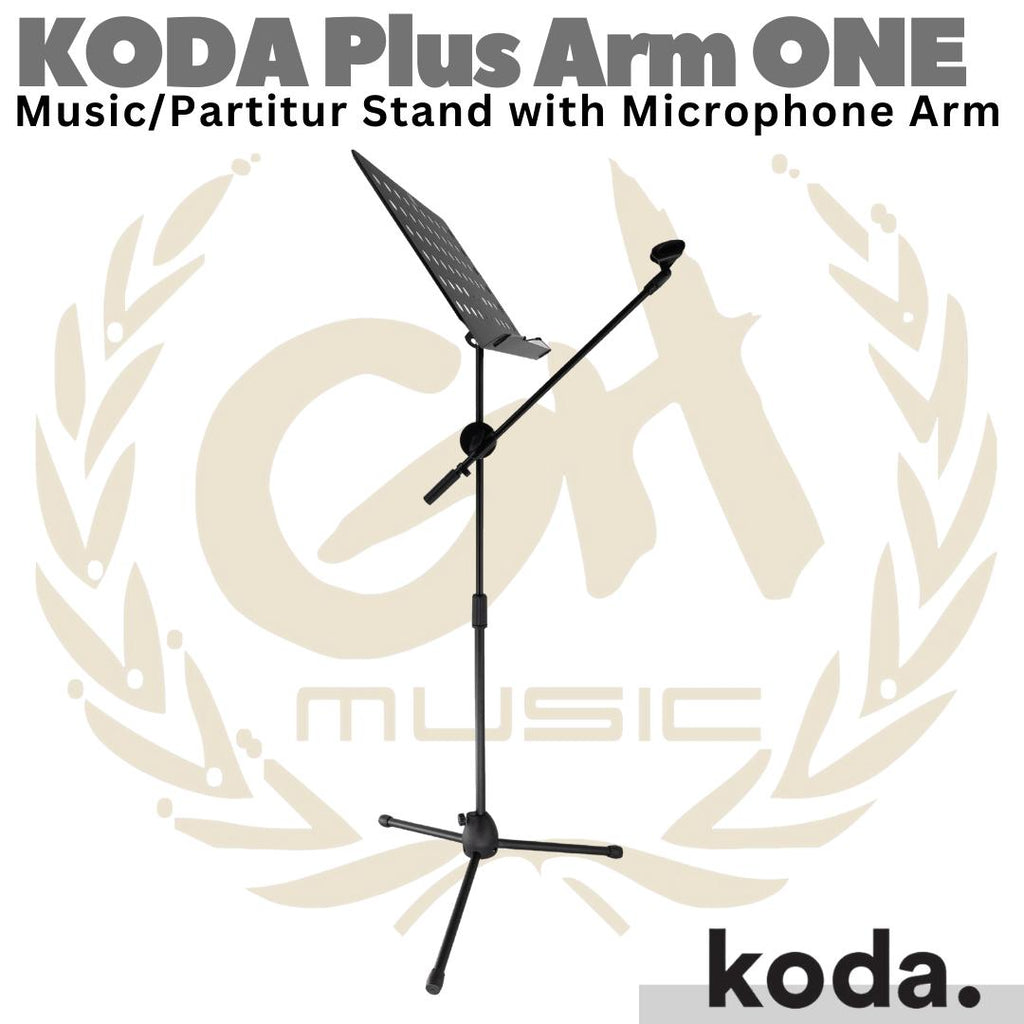 KODA Plus ONE Music Partitur Stand with Microphone Arm
