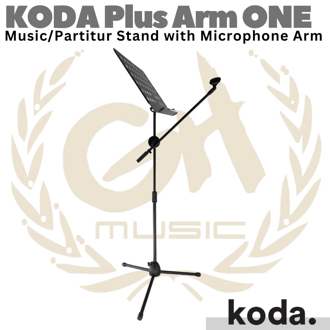 KODA Plus ONE Music Partitur Stand with Microphone Arm