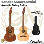 Fender Sonoran SCE Mini Guitar Free Softcase | Gitar Akustik String