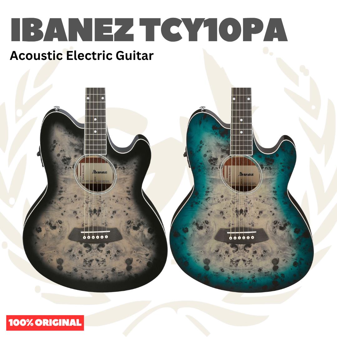 Ibanez TCY10PA Talman with Double Cutaway Body Acoustic-Electric Guitar - Gitar Akustik Elektrik
