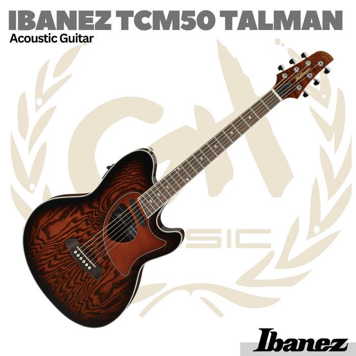 Ibanez TCM50 Talman Acoustic Guitar - Gitar Akustik