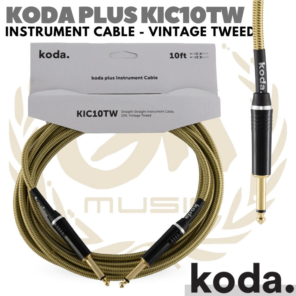 KODA PLUS STRAIGHT - STRAIGHT Instrument Cable | Kabel Jack Gitar Bass