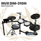 NUX DM-310H All Mesh Head Digital Drum Set - DM310H Drum Elektrik