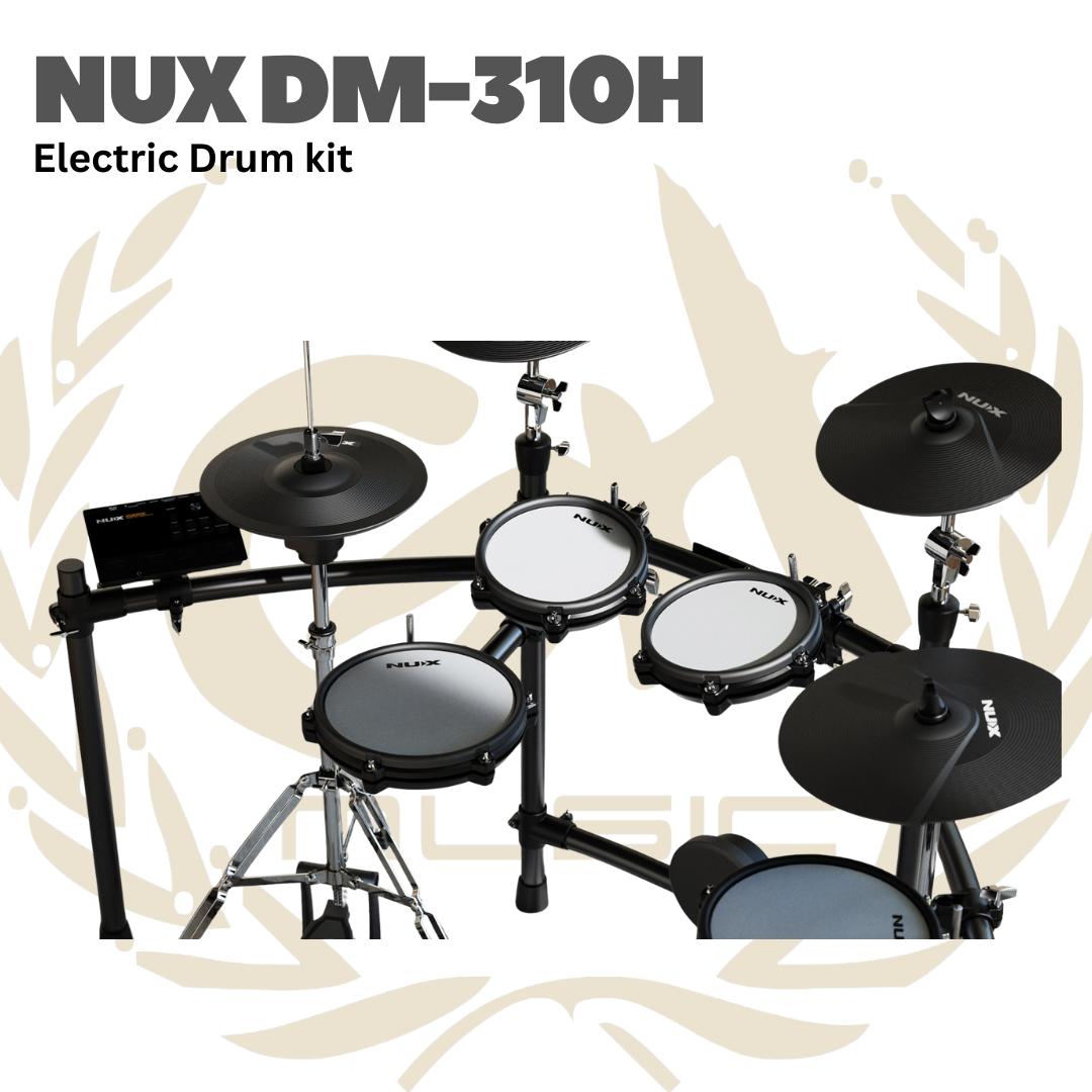 NUX DM-310H All Mesh Head Digital Drum Set - DM310H Drum Elektrik
