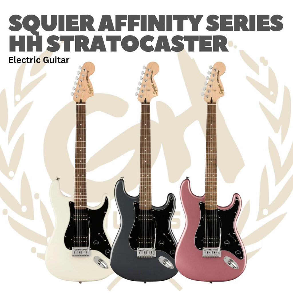 SQUIER AFFINITY SERIES HH STRATOCASTER ELECTRIC GUITAR - GITAR LISTRIK ELEKTRIK ORIGINAL