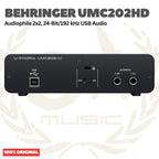 BEHRINGER U-PHORIA UMC202HD SOUNDCARD AUDIO INTERFACE
