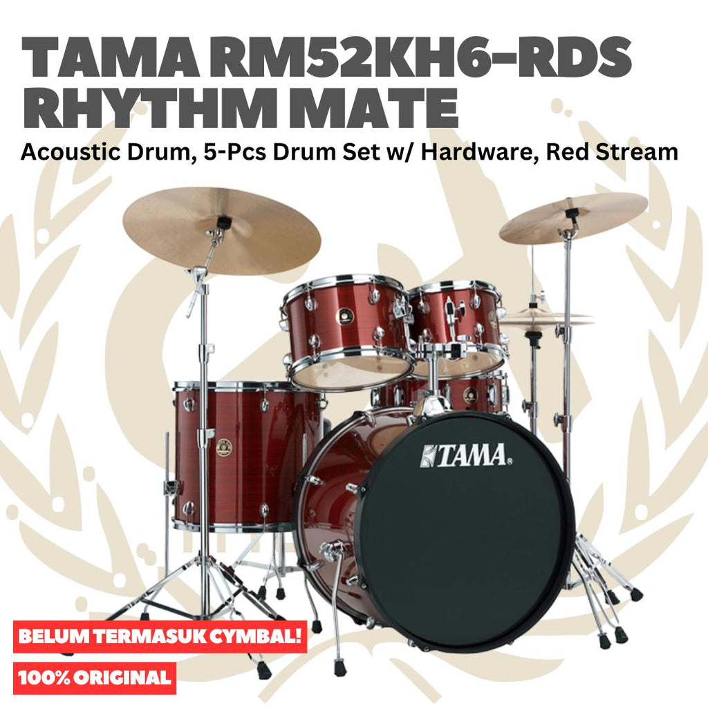 TAMA RM52KH6 Rhythm Mate 5-Piece Drum Set w/Hardware - Akustik Drum Set Original
