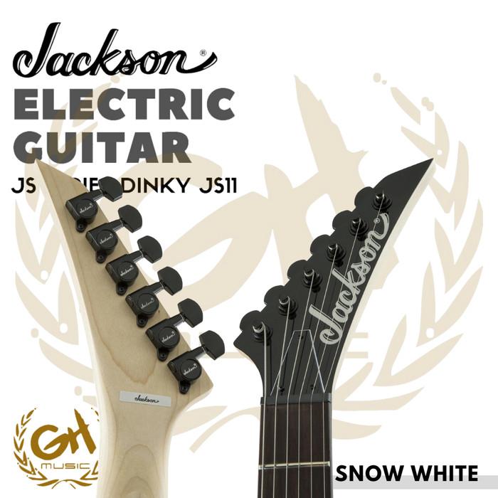 JACKSON JS SERIES DINKY JS11 ELECTRIC GUITAR, SNOW WHITE | Gitar