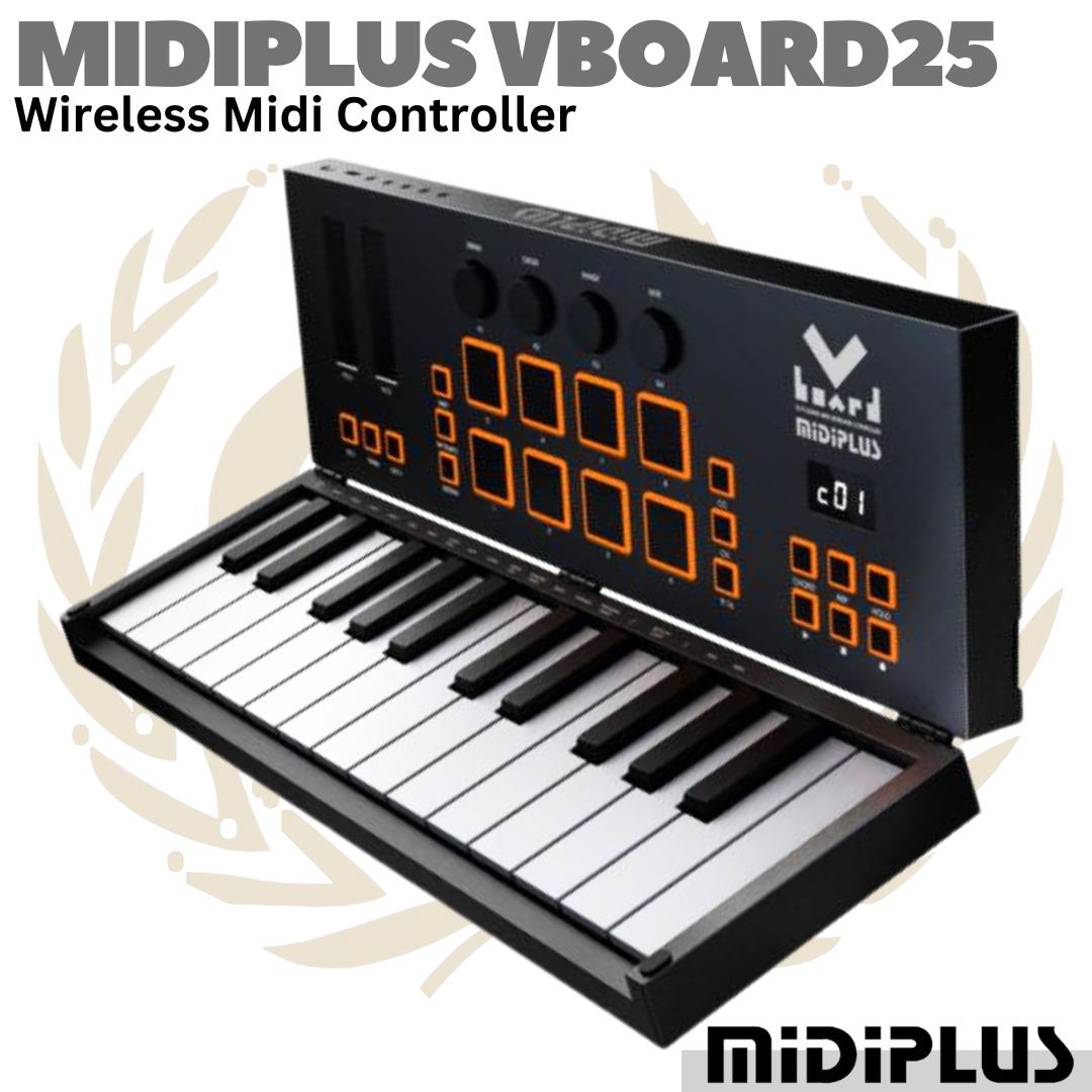 MIDIPLUS VBOARD25 Wireless Bluetooth Midi Controller | V Board 25