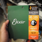Elixir 14087 Nanoweb Extra Long Scale Electric Bass Strings 045-105 - Senar Bass Elektrik