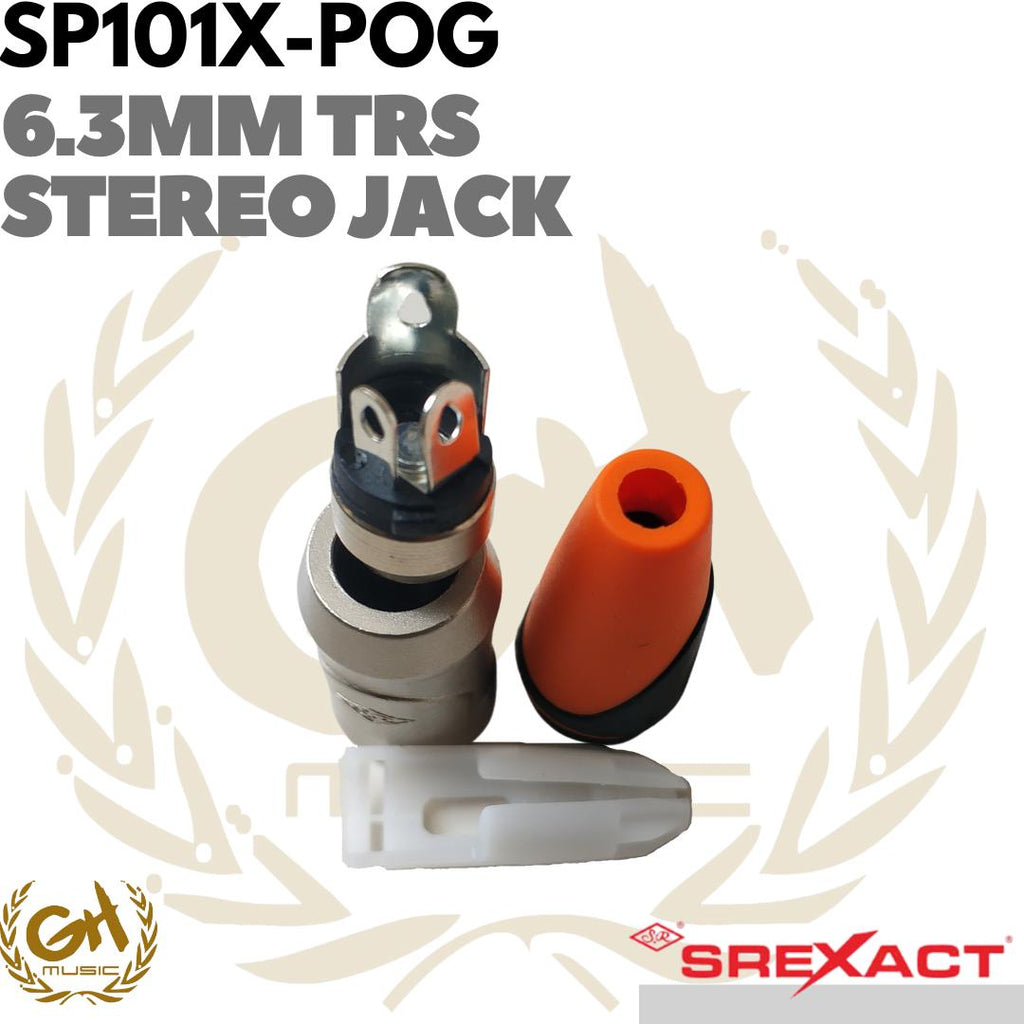SREXACT 6.3mm TRS Stereo Jack - 6.5mm Akai Toa Instrumen Balanced 1/4"