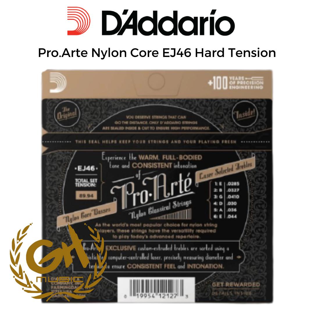 D'Addario Pro Arte Nylon Core EJ46 Hard Tension SENAR GITAR NILON